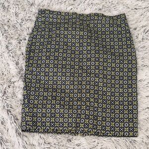 J. Crew Lemon Pencil Skirt